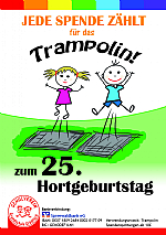 Spendenaktion zum 25. Hortgeburtstag am 21.09.2021